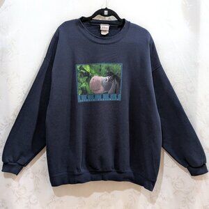Vintage 90s Eeyore Winnie The Pooh Disney Sweater Sweatshirt 2X Graphic Pullover
